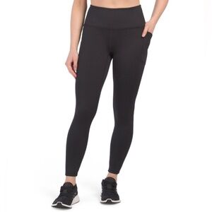 Spyder Fleece Lined Black Leggings, Size S